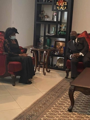 Akufo-Addo visits Nana Konadu Agyeman Rawlings