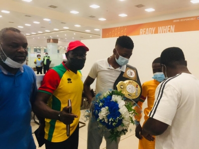 Awinongya Jnr. Arrives In Ghana For The First Time