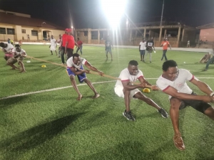 Young Boys of Kokompe Win Tug of War Challenge