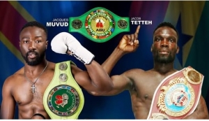 Ghana&rsquo;s Jacob Laryea takes on Jacques Tshikubu Muvud of Congo for ABU Title on Sunday