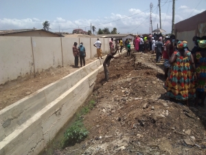 LaDMA, La Traditional Council and MCE Hon. Solomon Nikoi Inspects  Ongoing Projects at La