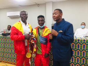 Rev. Dr. Lawrence Tetteh Inspires National Juvenile / Youth Boxers And Manyo Plange