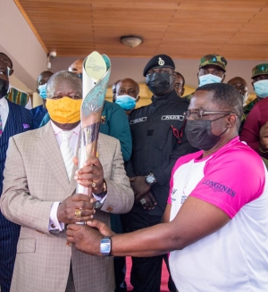 Queen&rsquo;s Baton: From Birmingham Palace At Manhyia Palace