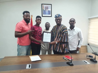 Sports Minister Hon. Mustapha Ussif Receives USA Boxing Invitation From Team Awinonyga