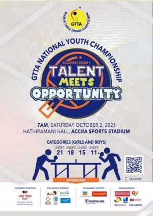 GTTA To Host National Youth Championship -"Discovery Series 1, Talent meets Opportunity"