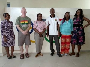 Dr. Andrew Carruthers visits Ghana Olympic Committee (GOC)