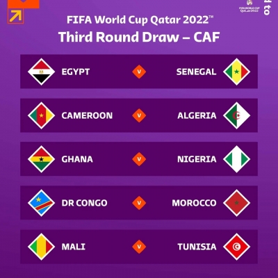 Ghana to play Nigeria in 2022 Fifa World Cup play-offs