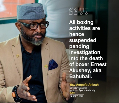 Expert guidance will decide when boxing ban is lifted &ndash; NSA Director General