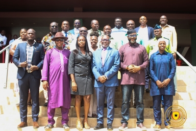 Ghana Olympic Committee Pays Courtesy Call on Director General of NSA