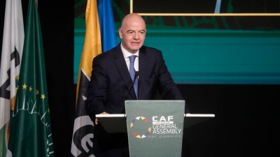 FIFA President praises African "team spirit"