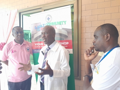 Boxers fully support health screening sponsored by Star Assurance Group at Lapaz Community Hospital