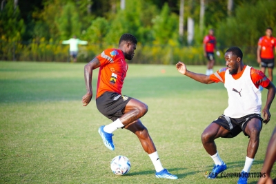 Black Stars train at Charlotte ahead of Mexico and USA friendlies