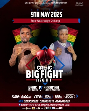 Idrowhyt Events Centre Hosts Exciting May 9 Boxing Bill By Cabic Promotions