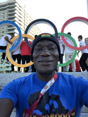 Congratulations To Sammy Heywood Okine -Team Ghana Press Attache At Tokyo 2020