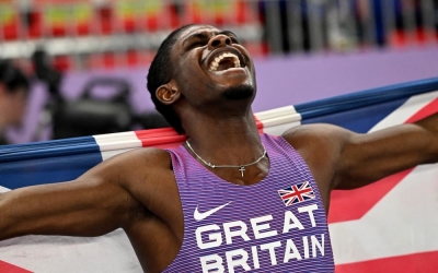 Azu wins 60 meters gold at 2025 World Indoor Championship in China