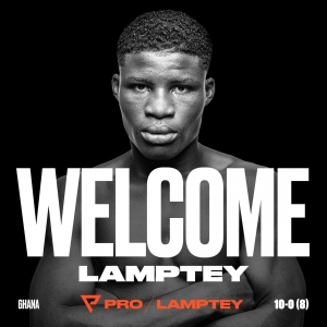 Undefeated Champion Lamptey Signs For Probellum