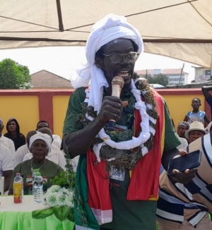 Emmanuel Akpor Adjei, Bicycle Rider From Germany To Ghana Gets Rousing 'Oobake' At Teshie