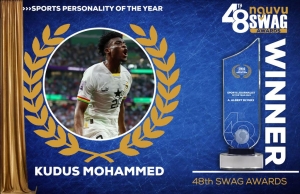 Mohammed Kudus named SWAG Sports Personality of the Year