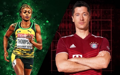 Elaine Thompson-Herah and Robert Lewandowski  named the AIPS Best Athletes of 2021