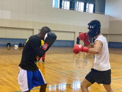 Tokyo 2020: Black Bombers Spar With Japanese National team
