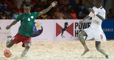 Ghana to upset Uganda in beach soccer to qualify for AFCON