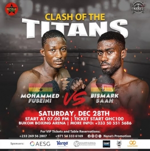 Nana Promotions Brings Exciting Boxing Package at Christmas, Bismark Saah versus Mo Fuseini