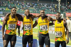 Joseph Paul Amoah leads Team Ghana in the Penn Relays in Philadelphia