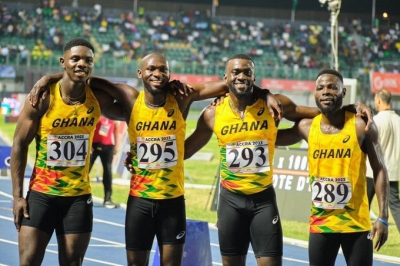 Joseph Paul Amoah leads Team Ghana in the Penn Relays in Philadelphia
