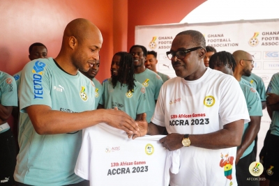 LOC of Accra 2023 visit Black Stars ahead of AFCON 2023