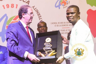 Ghana&rsquo;s Minister of Youth &amp; Sports Mustapha Ussif honoured by ANOCA