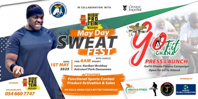 All Set For High Protein Recovery Functional Sports League Ghana May Day Sweat Fest At Dansoman
