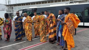 Warm Welcome For Andre Ayew And Black Stars In Abidjan