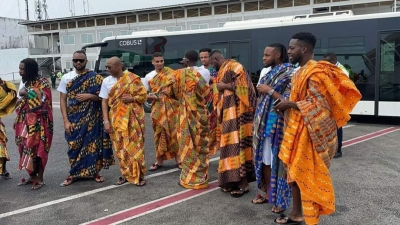 Warm Welcome For Andre Ayew And Black Stars In Abidjan