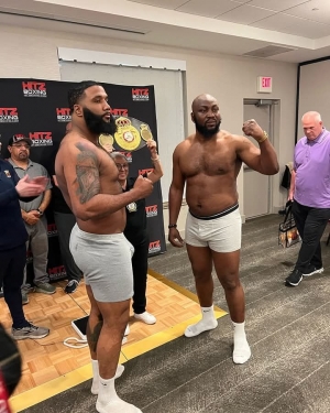 Richard Harrison Lartey and Deontae Pettigrew get set for WBA Continental Americas heavyweight title
