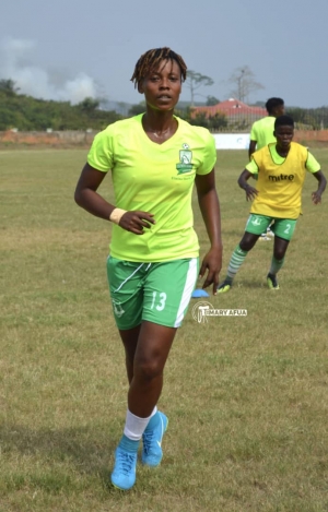 Female Footballer Ellen Ampong Not Happy As She Has Not Received YEA Stipend
