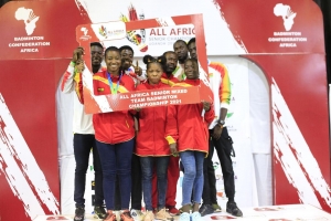 Ghana shines at 2021 African Badminton Championships at Kampala, Uganda