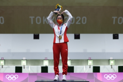 Chinese shooter Yang wins first gold medal of delayed Tokyo 2020 Olympics