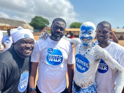 Henry Owoo, Cartel Foundation Founder / CEO Thanks All Participants At 2023 Charity Health Walk