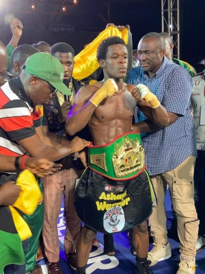 Nyantekyi Stops &lsquo;Akufo Addo&rsquo; At Boxfest In Kumasi To Claim National Featherweight Title