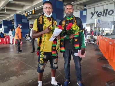 Emmanuel Amos Arrives In Ghana To Face Sheriff Quaye For WBO Africa Lightweight Title