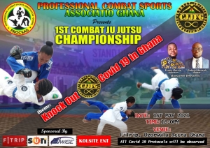 Jujutsu Championship at Fitrip Gym, Dzorwulu in Accra on May Day