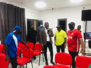 Sports Minister Mustapha Ussif  Tours Trust  Sports Emporium