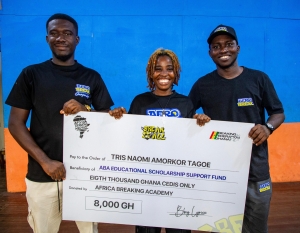 Break Dancer, Tris Noami Becomes First Beneficiary Of ABA Educational Scholarship Fund