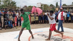 67th Independence Pillow Fight (Who Wins The Belt?) Championship Held At Koforidua Sec Tech