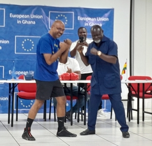 Professor Azumah Nelson Versus EU Ambassador At Bukom Boxing Arena On May 4 In &lsquo;Diplo Rumble&rsquo;