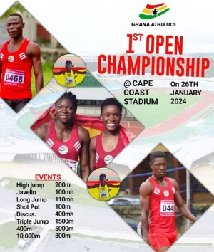 First National Athletics Open 2023 in Cape Coast on Friday