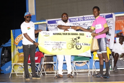 Farrakhan Shaaban Mohammed Wins Overall Women &amp; Youth Category Derbywheel Leader's Jersey In National Tour Du Ghana 2023