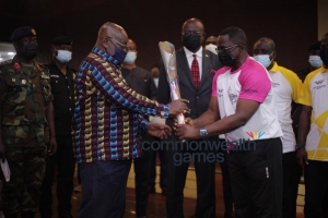 President Nana Akufo-Addo Receives Queen&rsquo;s Baton For Birmingham 2022 Commonwealth Games